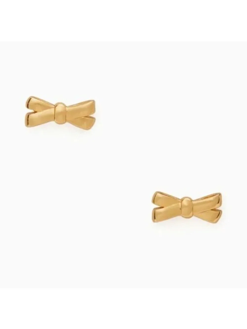 Kate Spade Double Bow Post Earrings, Gold